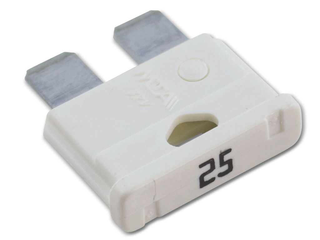 MTA KFZ-Flachsicherung 340.032, Standard, 25 A, weiß