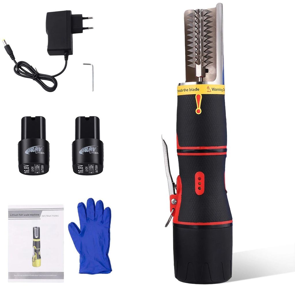 Elektrischer Fischentschupper - Fischschupper Gerät - 200W Hochgeschwindigkeit 7500 U/min - Leistungsstarker Fischschupper für Küche und Gewerbe
