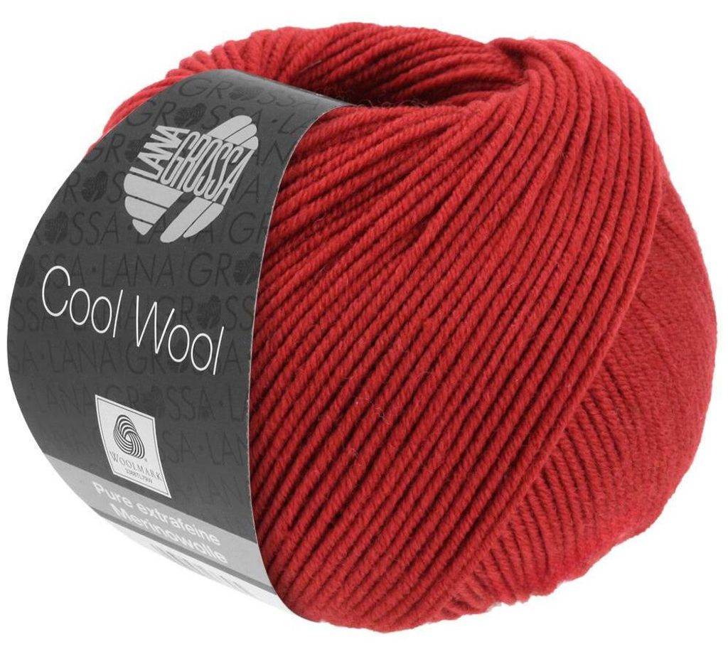 Lana Grossa - Cool Wool 0514 dunkelrot Produktbild 