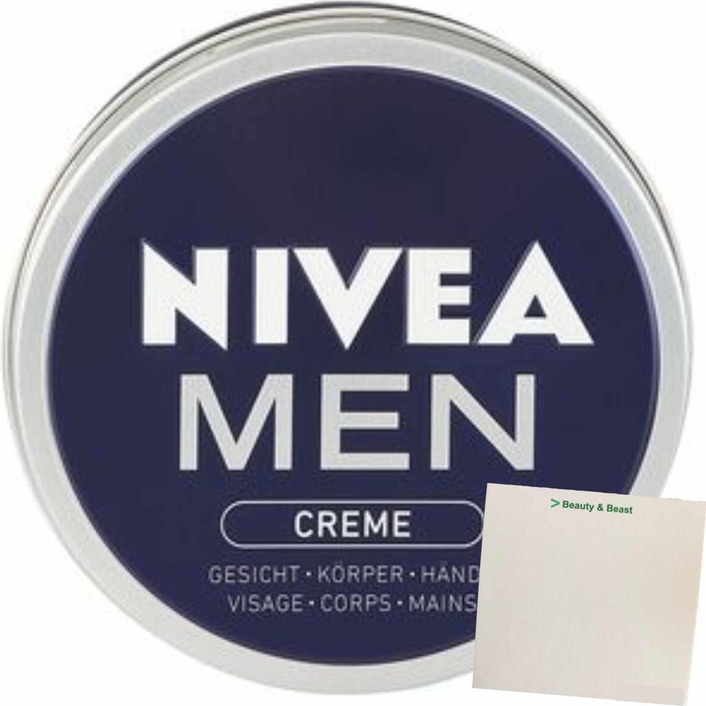 Nivea Men Creme 3er Pack (3x150ml Dose) + usy Block