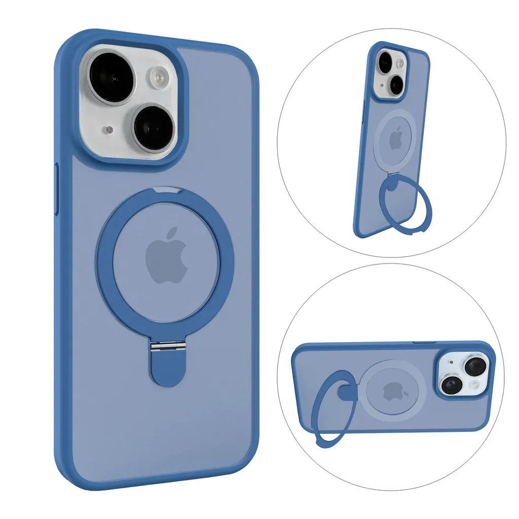 ZCDAYE Custodia Portafoglio Per IPhone 14 Plus (6,7'') Con Tracolla - Pelle PU E TPU, Nero