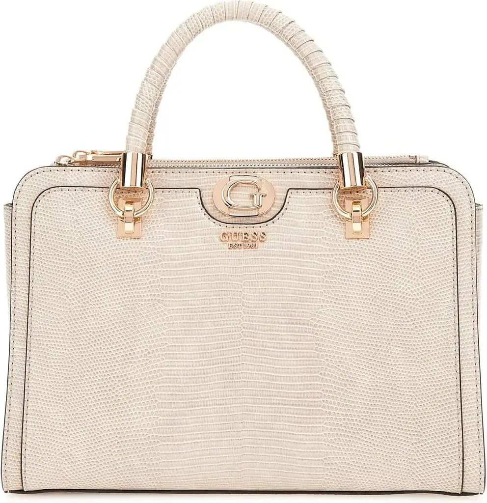Sac à Main Femme Guess Orlina Society Satch Taupe à Bandoulière