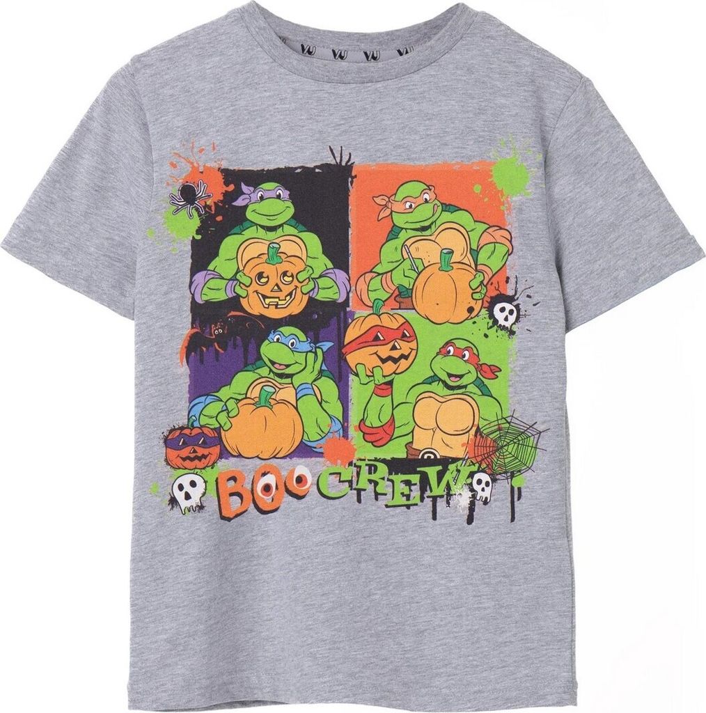 Teenage Mutant Ninja Turtles - "Boo Crew" T-Shirt für Kinder NS7967 (140) (Grau)