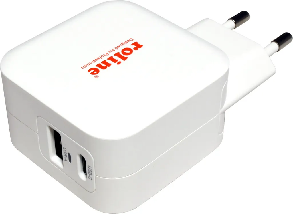 Chargeur USB GaN 38W 1xUSB-C PD 1xUSB-A QC (19.11.1054) - Blanc Compact - 2