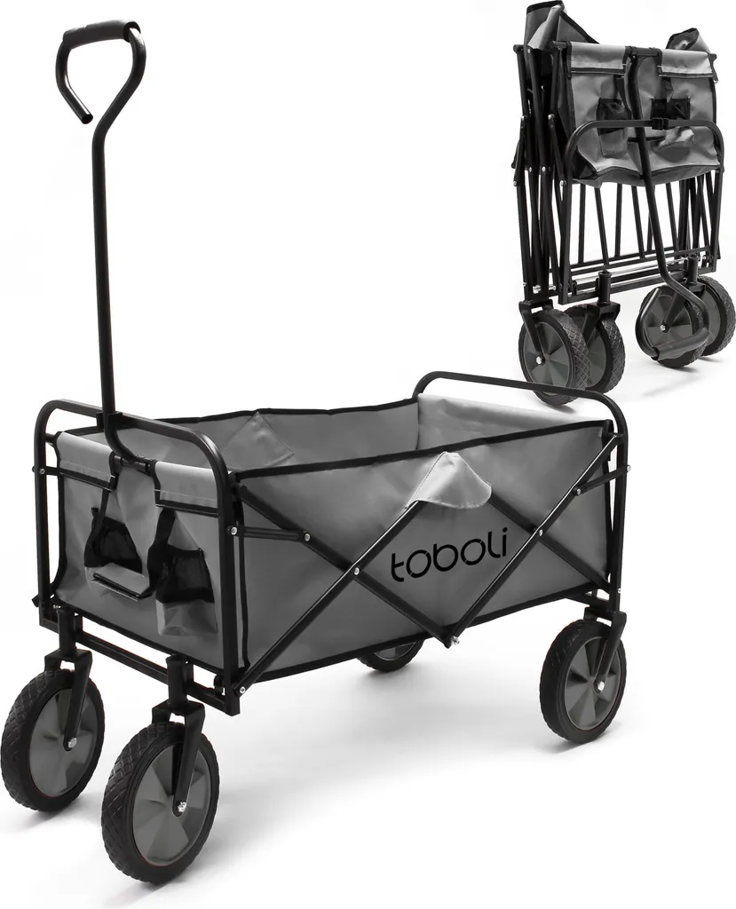Chariot de Plage Pliable pour Enfant et Matériel - Idéal Sorties Nature