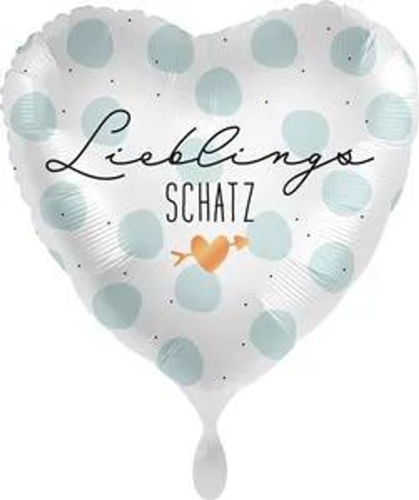 Folienballon - Lieblingsschatz - Herzballon Produktbild 