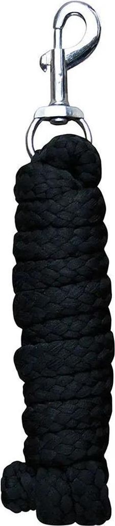 Harrys Horse Halfterführstrick soft mit Karabinerhaken, Farbe:schwarz
