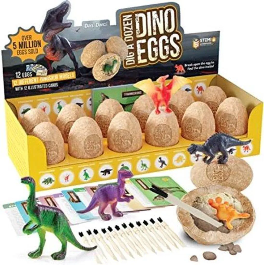 Œufs de dinosaures surprise : le jouet éducatif pour la patience