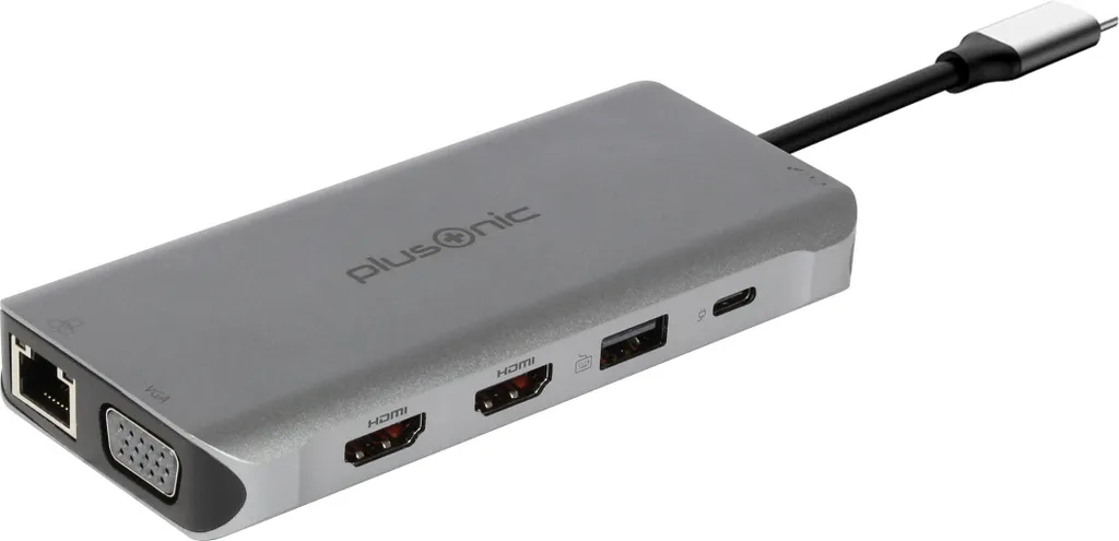 Station de Travail USB-C ALLNET PSUC0216 pour Double Écran et Réseau
