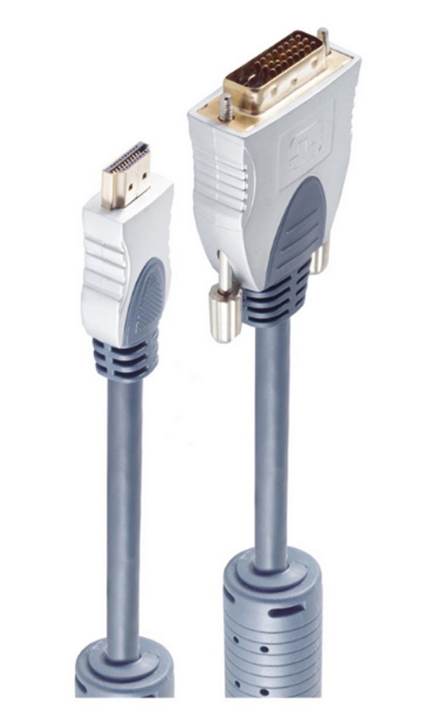 shiverpeaks PROFESSIONAL HDMI Kabel HDMI Stecker - DVI-D 24+1 Stecker 1,5 m