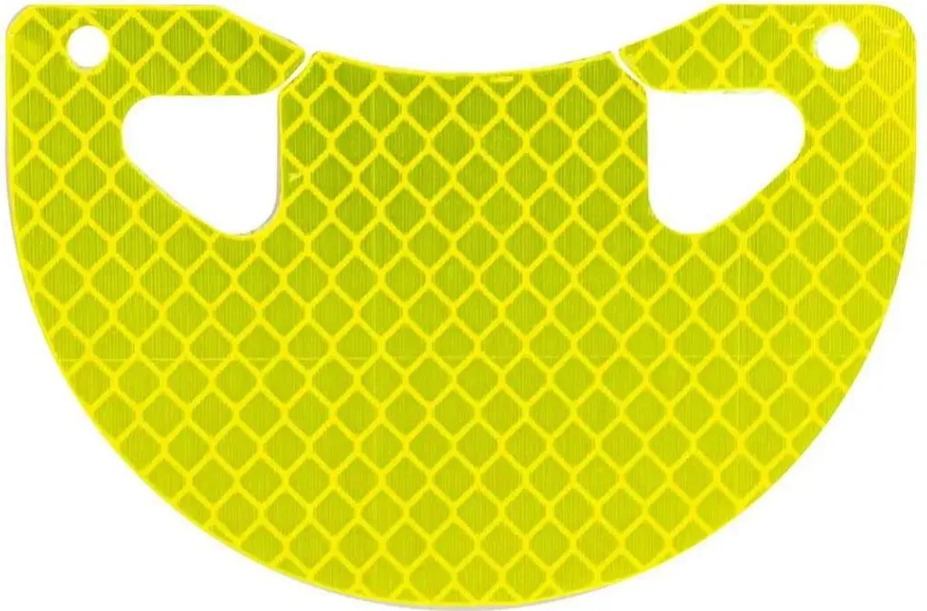 M-Wave Reflicker Giallo: Riflettore Mobile per Ciclisti Urbani
