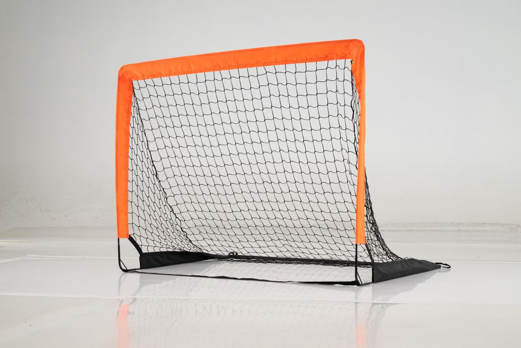 COSTWAY 2er Set Fußballtor für Kinder, Pop Up Fussballtor | Trainingstor mit verstärkten Glasfaserstangen & Tornetzen, Trainingsnetz klappbar