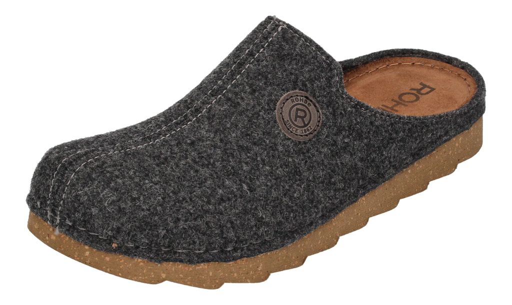 ROHDE Herrenschuhe Hausschuhe FOGGIA-H 7100-82 anthrazit, Produktbild 
