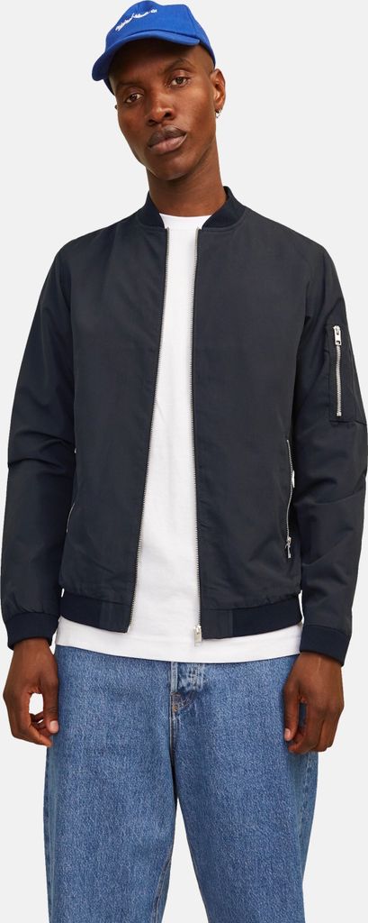 Jack Jones Herren Sakko Frühling Sommer Schwarz Größe L