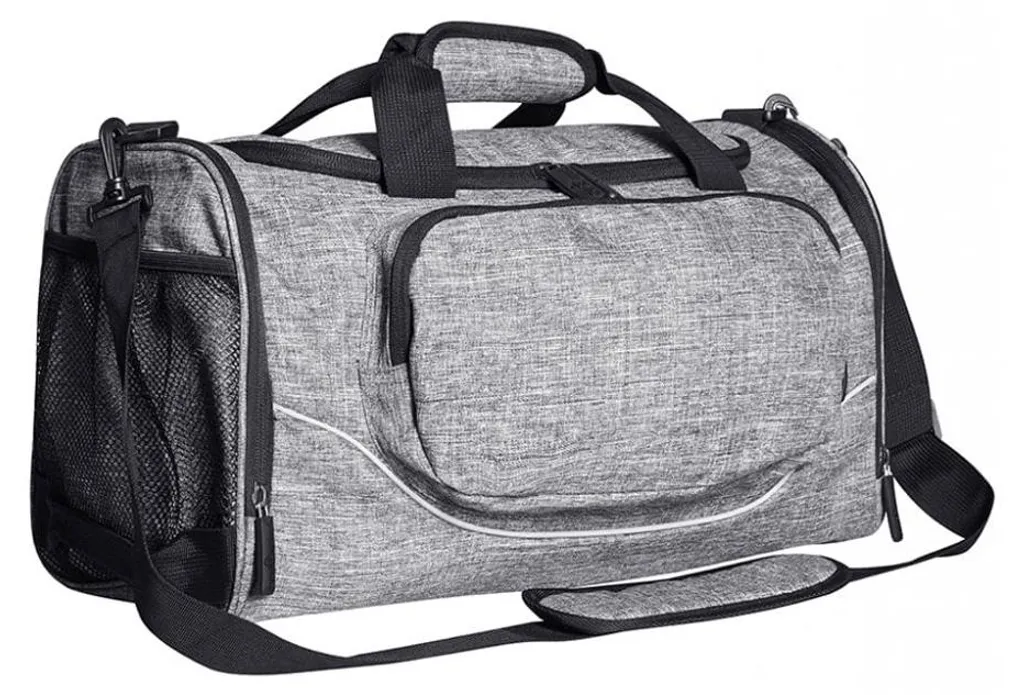 Sac de voyage compact 50cm gris pour éviter les bagages encombrants