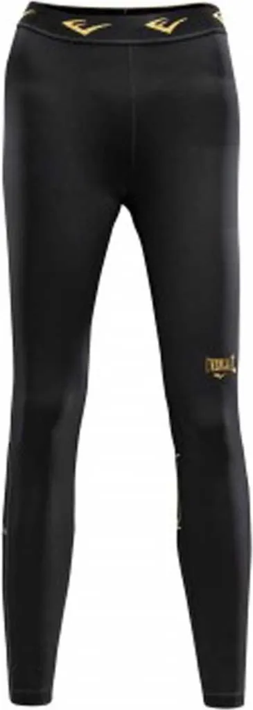 Everlast Leonard Leggings Noir S Femme - Collant de Sport Coupe Slim