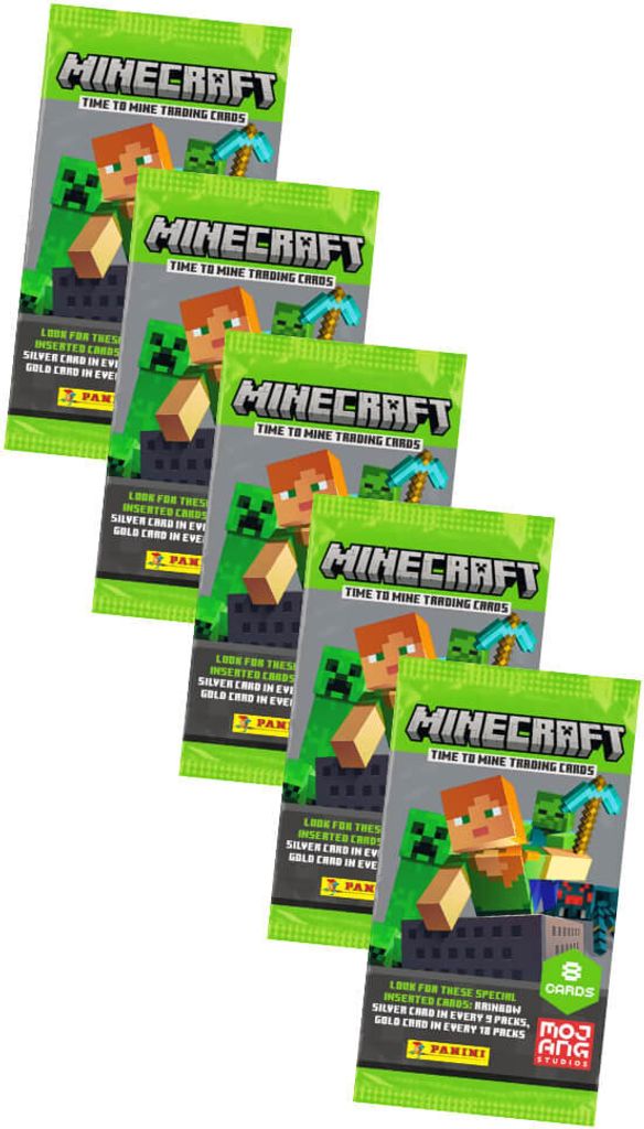 Minecraft 2 Karten Time To Mine - Minecraft Trading Cards (2022) - 5 Booster