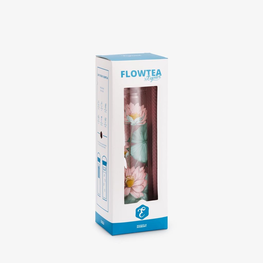 Infuser-Flasche ã thã - Flowtea Padma - Brussel Steel Eigenart