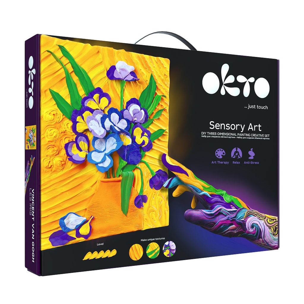 Kreatívna sada Tvorba majstrovských diel s rukami Irises / Obrázok produktu 1