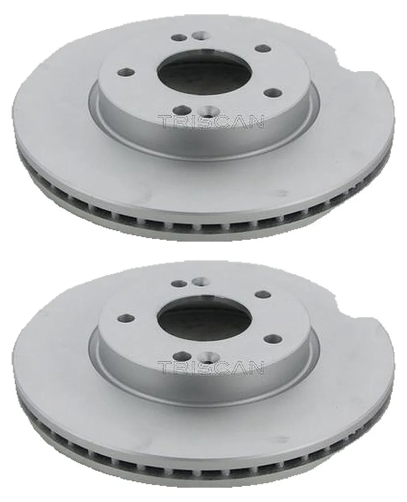 2 Disques de Frein Ventilés TRISCAN Ø 280 mm pour KIA CEE'D - Haute Qualité