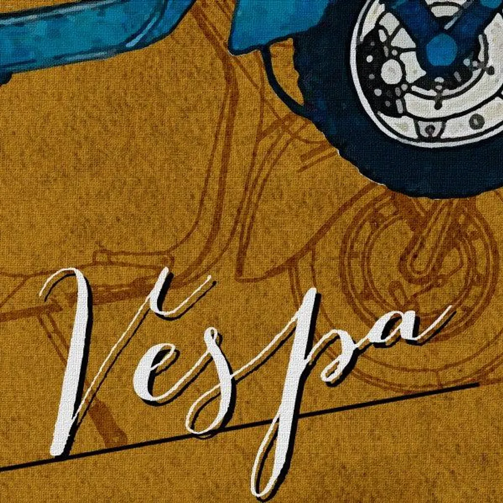 Offerta Quadro Vespa 50x70 su Tela Canvas - Alta Qualità Italiana