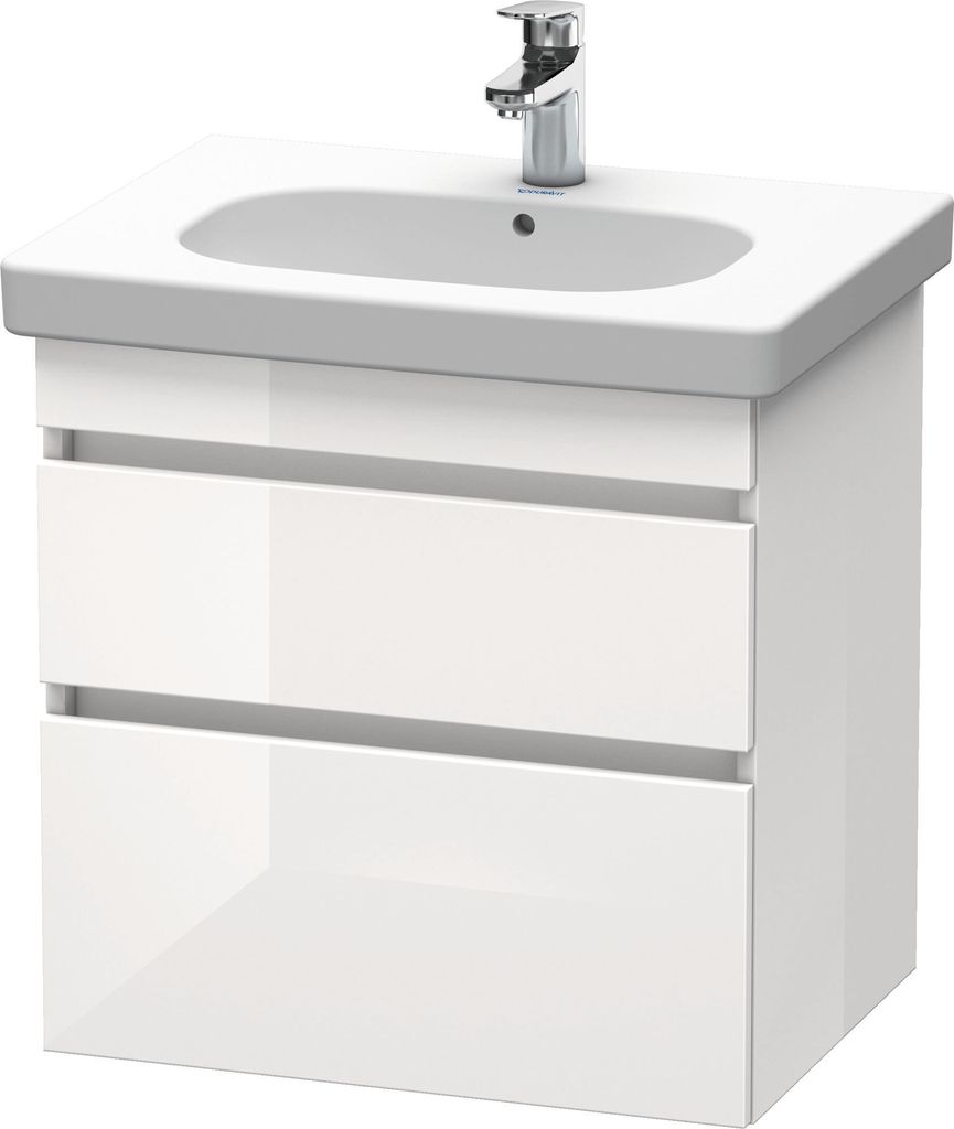 Duravit Waschtischunterbau DURASTYLE 453 x 600 x 610 mm basalt matt/weiss matt