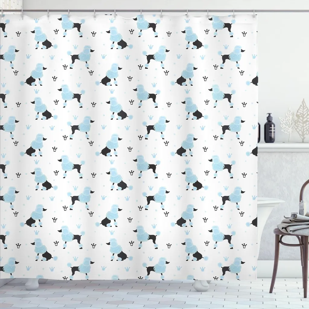 Tenda da Doccia Lavabile Abakuhaus 175x180 cm - Ideale per Famiglie