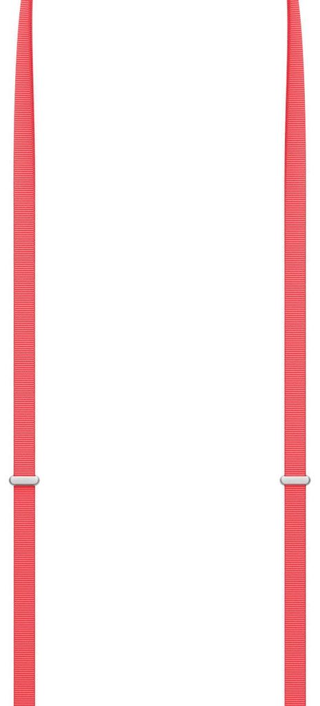 APPLE Crossbody Strap - Bright Guava