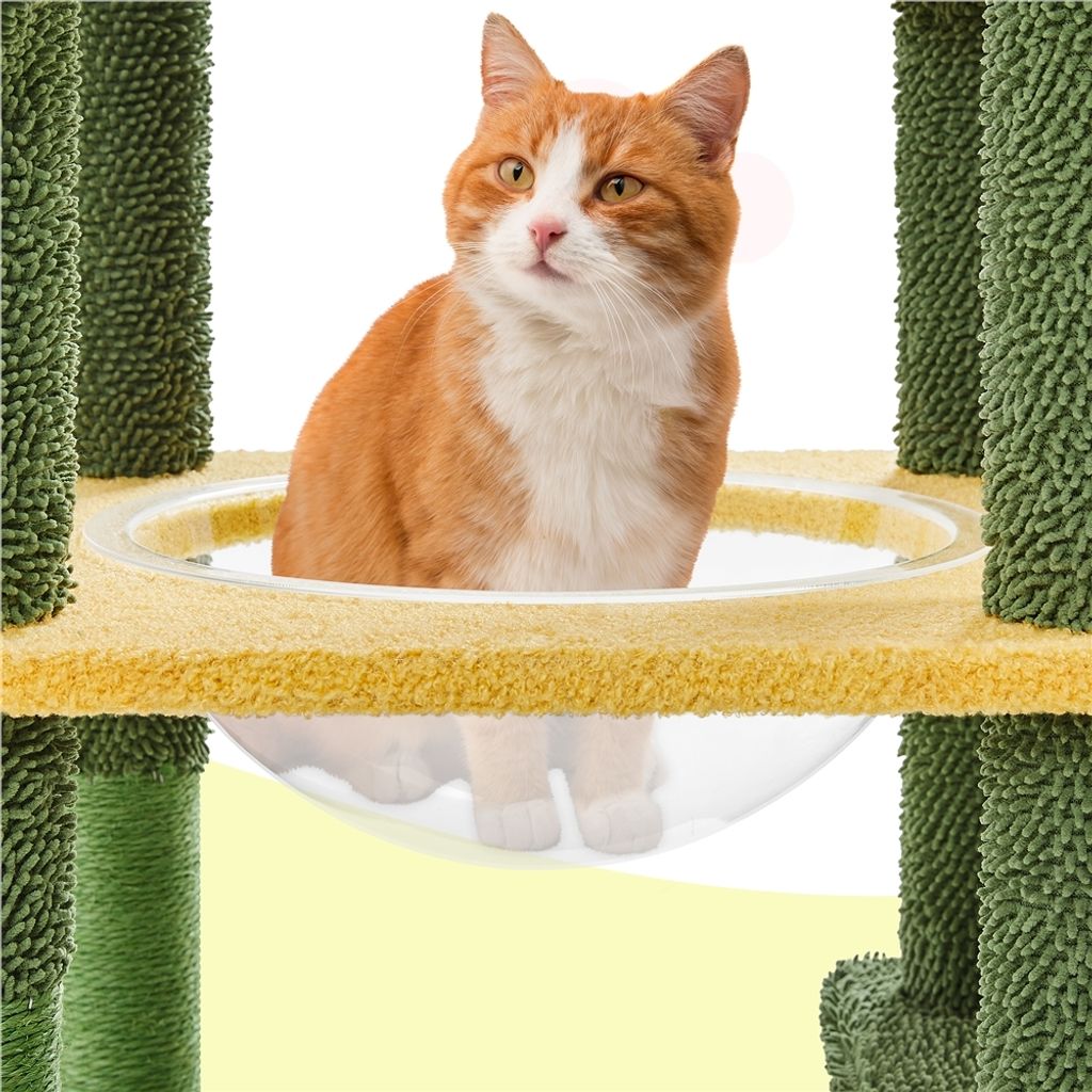 Yaheetech Kaktus Kratzbaum XXL deckenhoch, Stilvoller Produktbild 8