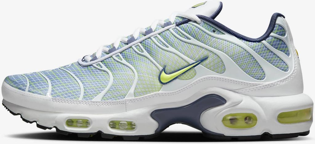 Nike Air Max Plus "Pebble Grey Lime" Grün, Größe: 45.5 Produktbild 