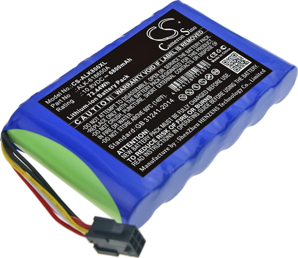 Batteria TECHTEK ALK-618650A 10.8V per Giuntatrici Eloik ALK-88