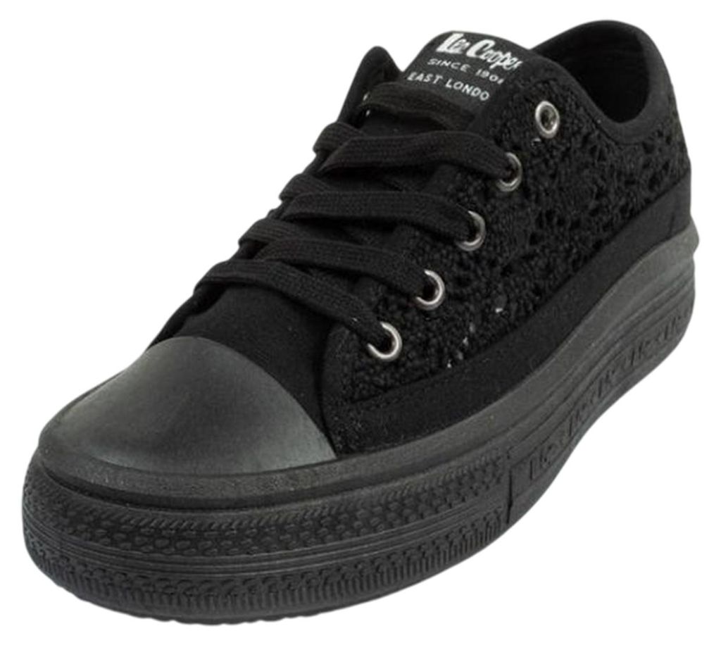 Lee Cooper - "LCW-23-44-1618L" Sneaker für Damen PP8481 (39,5 EU) (Schwarz)