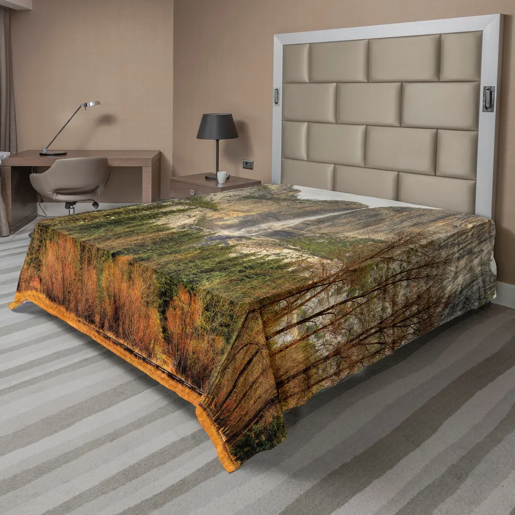 ABAKUHAUS Lenzuolo Yosemite Parco Nazionale 244x205cm in Morbida Microfibra