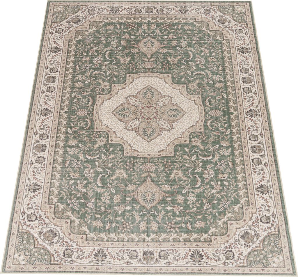 Paco Home Vintage Boho Stil Moderner Wohnzimmerteppich Produktbild 