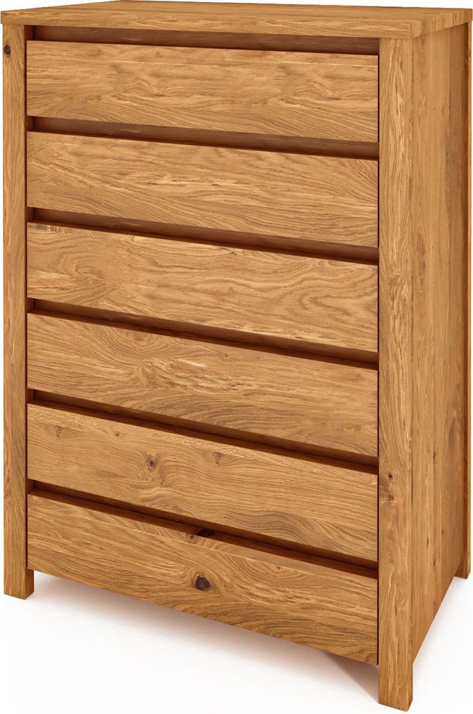 Kommode VINCI aus Massivholz, Wildeiche Naturgeölt