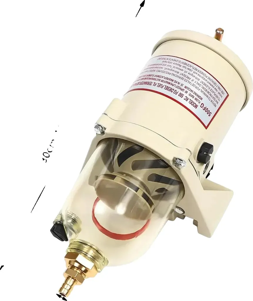 Séparateur eau-huile 60 GPH : évitez les pannes moteur, modèle BLANC