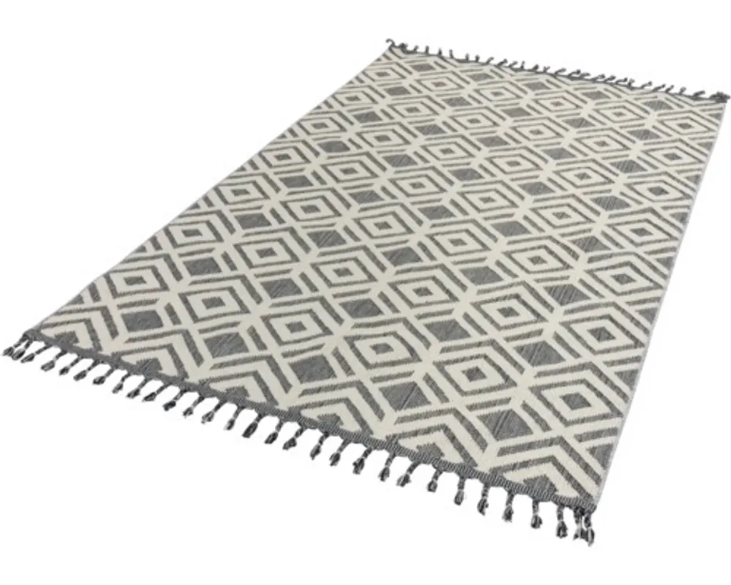 Tapis outdoor crème TREVI Astra 133x190 cm - Résistant UV et humidité - 6
