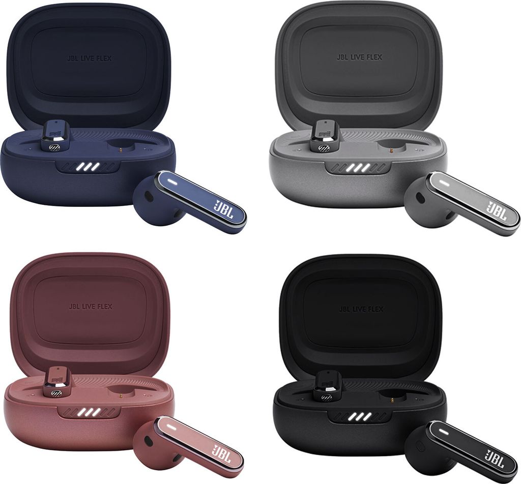 JBL LIVE FLEX Kopfhörer Kabellos im Ohr Anrufe/Musik Bluetooth Blau (JBLLIVEFLEXBLU)