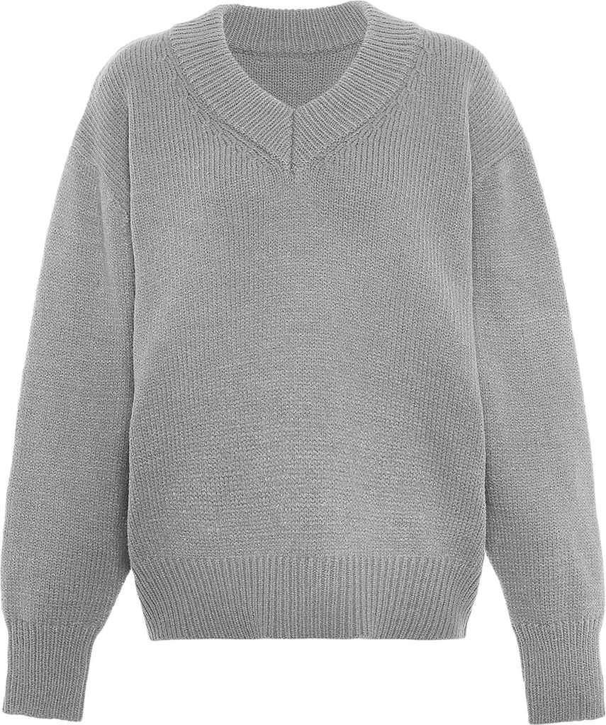 LIBBI damen pullover - hellgrau melange, XS/S