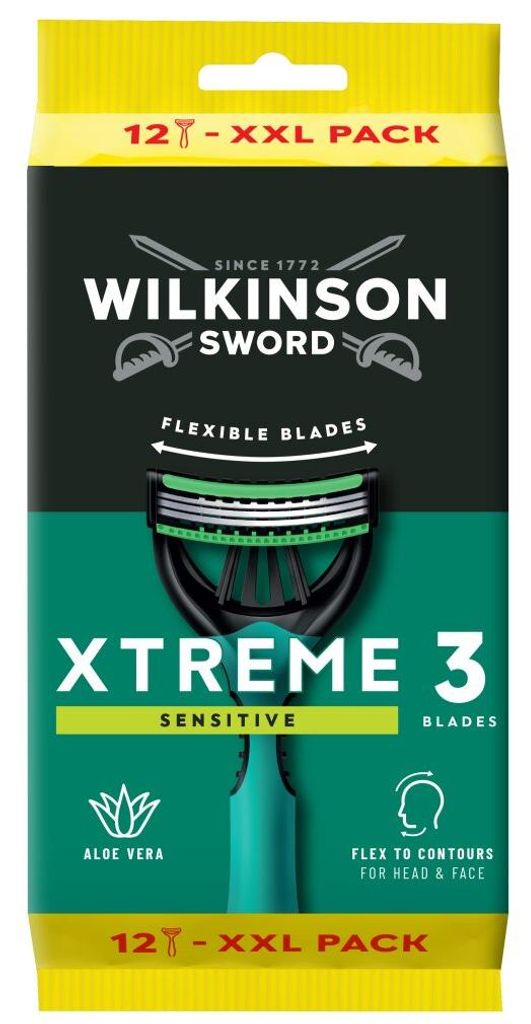 Rasoio usa e getta per uomo Wilkinson Xtreme3 Sensitive Immagine del prodotto 