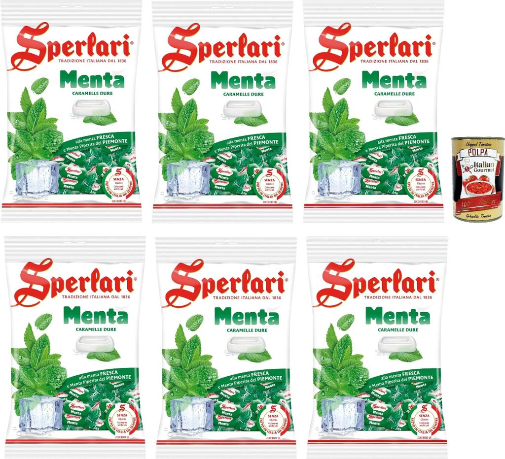 Sperlari Menta, Caramelle alla menta, Münzbonbons, lollies Produktbild 