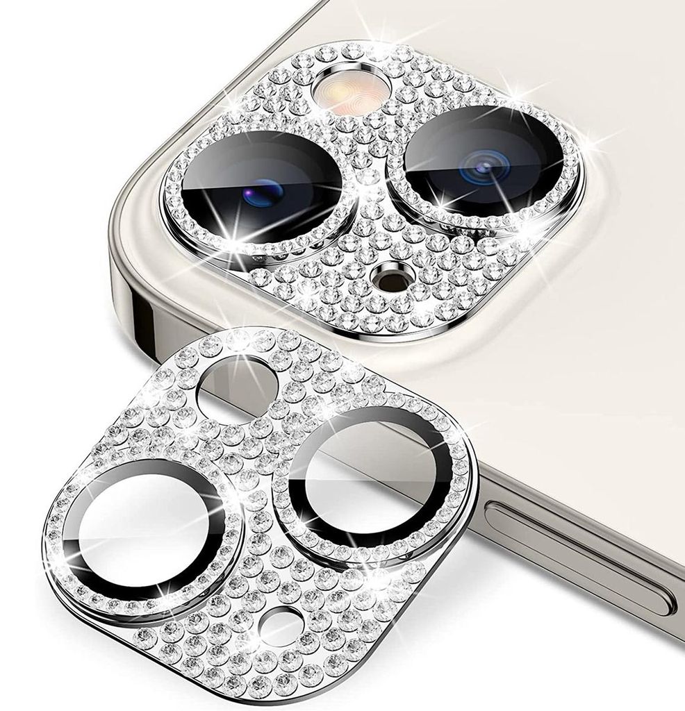 Per Apple iPhone 15 / 15 Plus Glitter vetro protettivo Immagine del prodotto 