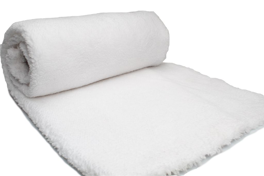 Minky Sherpa Lamb Faux Fur White 50x160 cm Obrázek produktu 