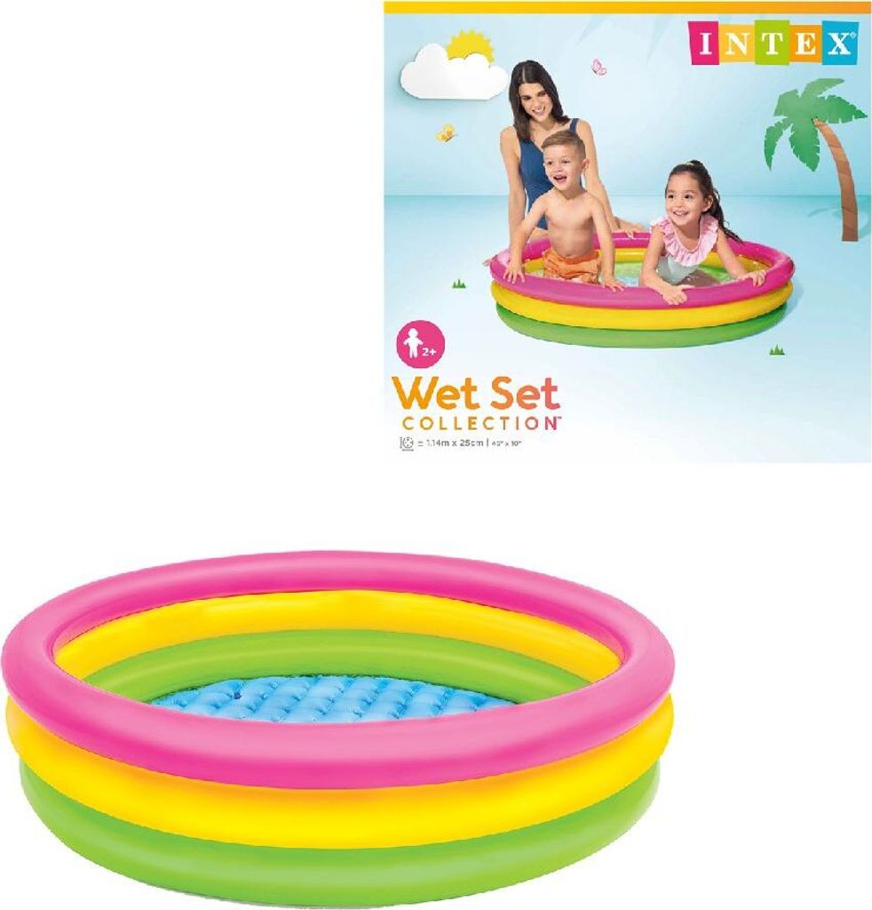 Intex Sunset Aufblasbarer Pool 3 Ringe 114x25 cm Produktbild 12