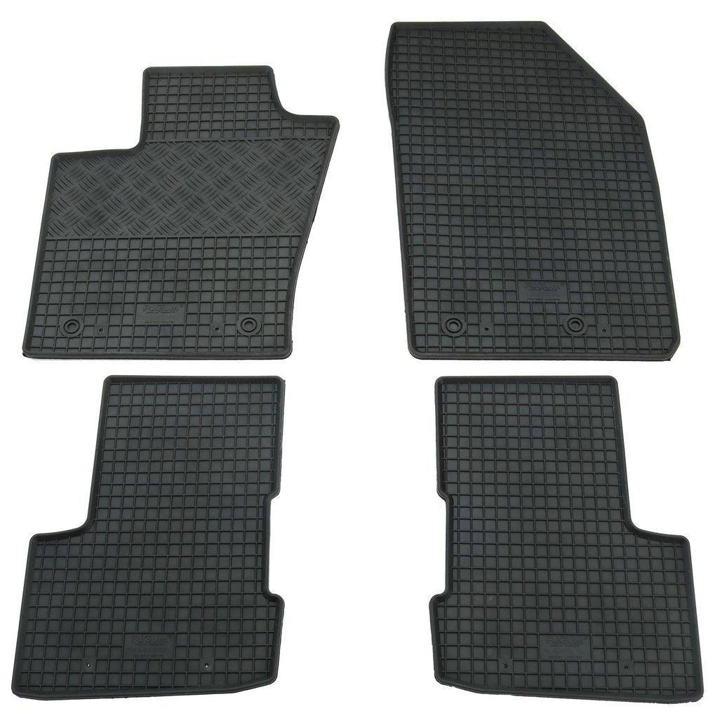 Gummifußmatten Set 4-teilig für Fiat 500X (11/2014-), schwarz