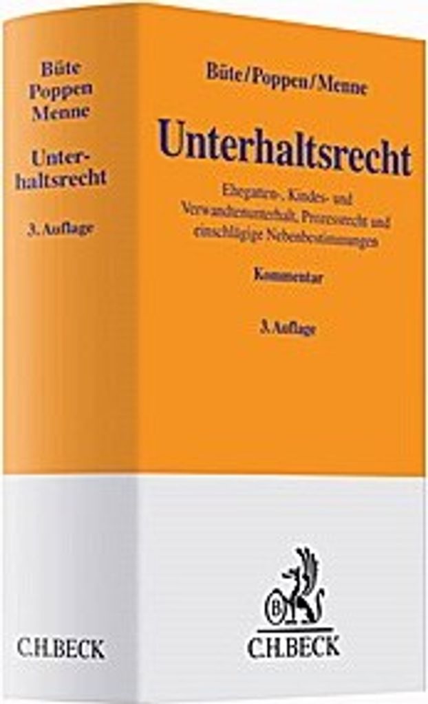 Unterhaltsrecht, Kommentar, m. DVD-ROM