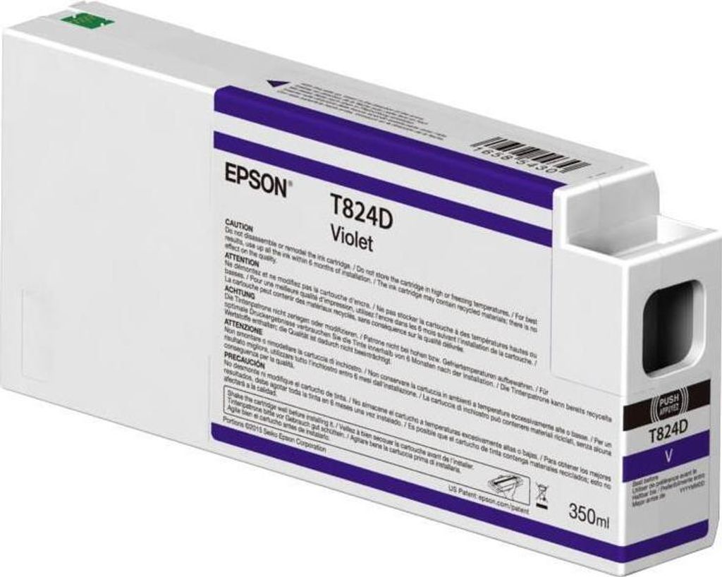Epson T824D00 cartuccia d'inchiostro 1 pz Originale Viola Immagine del prodotto 