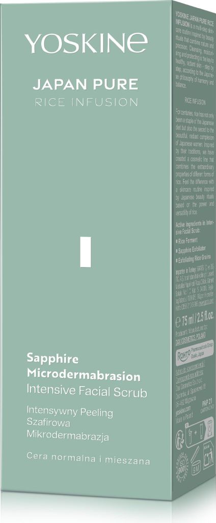 YOSKINE Japan Reiner Reisaufguss Intensiv Saphir Mikroschälung 75 ml