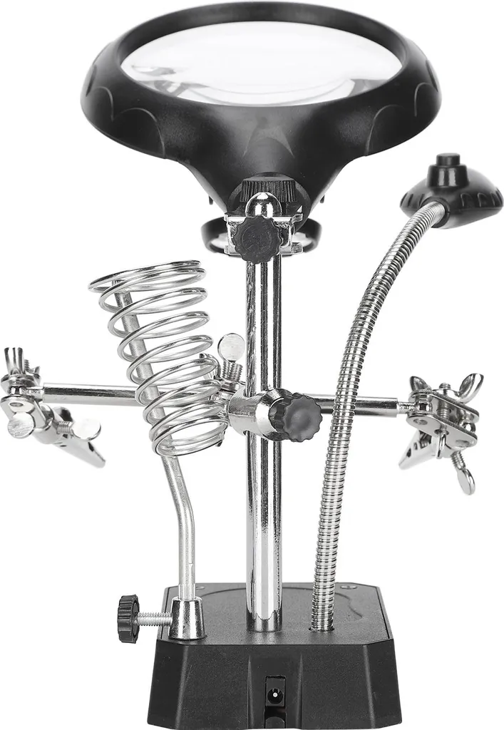 Support de bureau pour loupe de lecture et lampe de couture réglable - 2