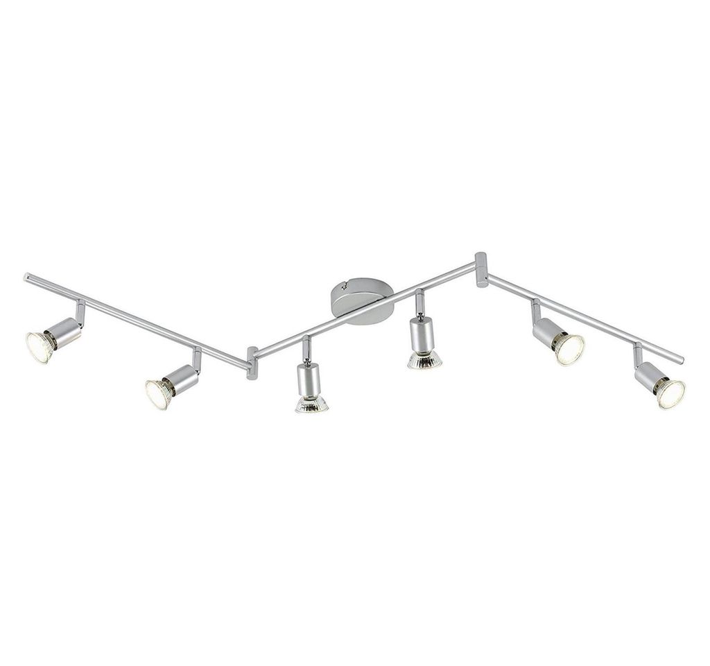 Briloner Picco LED Deckenlampe 6-flammig Spot Schwenkbar Strahler Titanfarbig